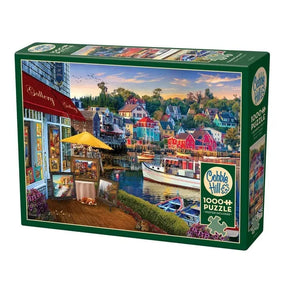 Outset Games and Cobble Hill Puzzles Puzzles > Jigsaw Puzzles Harbor Gallery 1000pc Puzzle 625012400657 40065