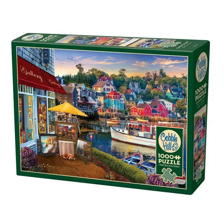 Outset Games and Cobble Hill Puzzles Puzzles > Jigsaw Puzzles Harbor Gallery 1000pc Puzzle 625012400657 40065