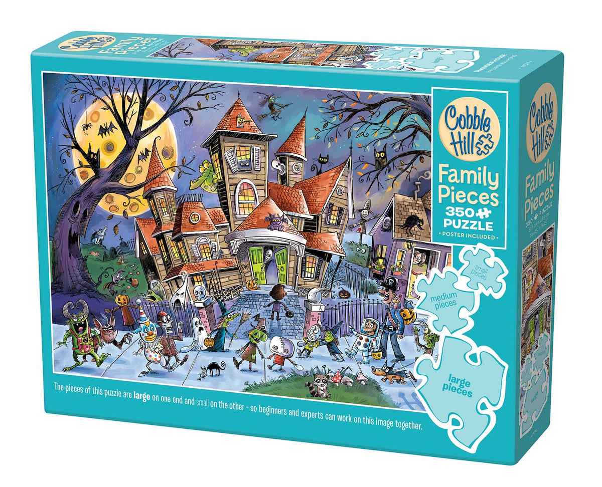 Outset Games and Cobble Hill Puzzles Puzzles > Jigsaw Puzzles Haunted House (Family) 350pc puzzle 625012470179 47017