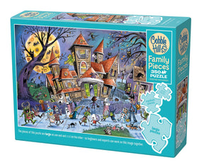 Outset Games and Cobble Hill Puzzles Puzzles > Jigsaw Puzzles Haunted House (Family) 350pc puzzle 625012470179 47017