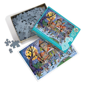 Outset Games and Cobble Hill Puzzles Puzzles > Jigsaw Puzzles Haunted House (Family) 350pc puzzle 625012470179 47017