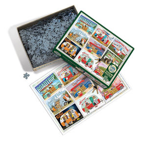 Outset Games and Cobble Hill Puzzles Puzzles > Jigsaw Puzzles Hitting the Road 1000pc puzzle 625012400671 40067