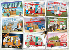 Outset Games and Cobble Hill Puzzles Puzzles > Jigsaw Puzzles Hitting the Road 1000pc puzzle 625012400671 40067