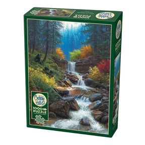 Outset Games and Cobble Hill Puzzles Puzzles > Jigsaw Puzzles Mountain Cascade 1000pc Puzzle 625012401937 40193