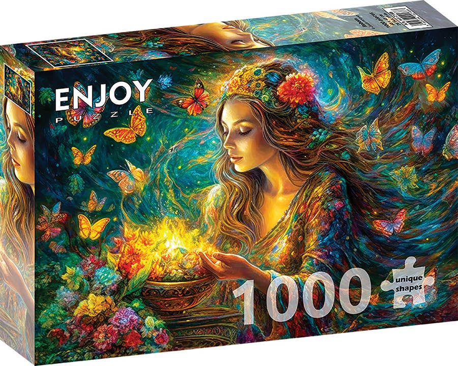 Outset Games and Cobble Hill Puzzles Puzzles > Jigsaw Puzzles Reborn 1000pc Enjoy Puzzle 5949194021888 E-2188