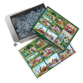 Outset Games and Cobble Hill Puzzles Puzzles > Jigsaw Puzzles Squirrels On Vacation 1000pc Puzzle 625012402569 40256