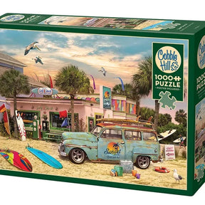 Outset Games and Cobble Hill Puzzles Puzzles > Jigsaw Puzzles Surf Shack 1000pc Puzzle 625012402699 40269