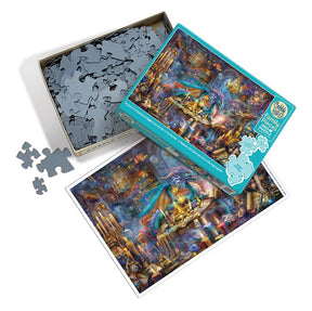 Outset Games and Cobble Hill Puzzles Puzzles > Jigsaw Puzzles The Library Keeper (Family) 350pc puzzle 625012470506 47050
