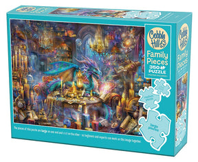 Outset Games and Cobble Hill Puzzles Puzzles > Jigsaw Puzzles The Library Keeper (Family) 350pc puzzle 625012470506 47050
