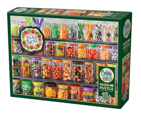 Outset Games and Cobble Hill Puzzles Puzzles > Jigsaw Puzzles Trick or Treat 1000pc puzzle 625012400091 40009