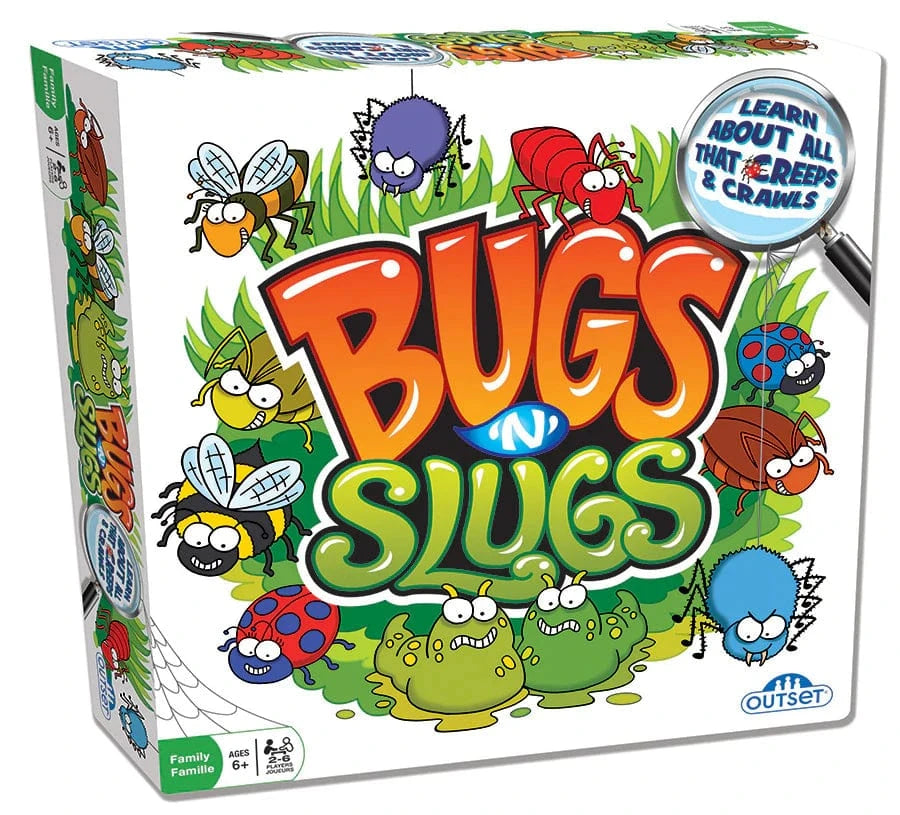 Outset Media Board Games > Large Box Games Bugs 'N' Slugs 625012133463 13346