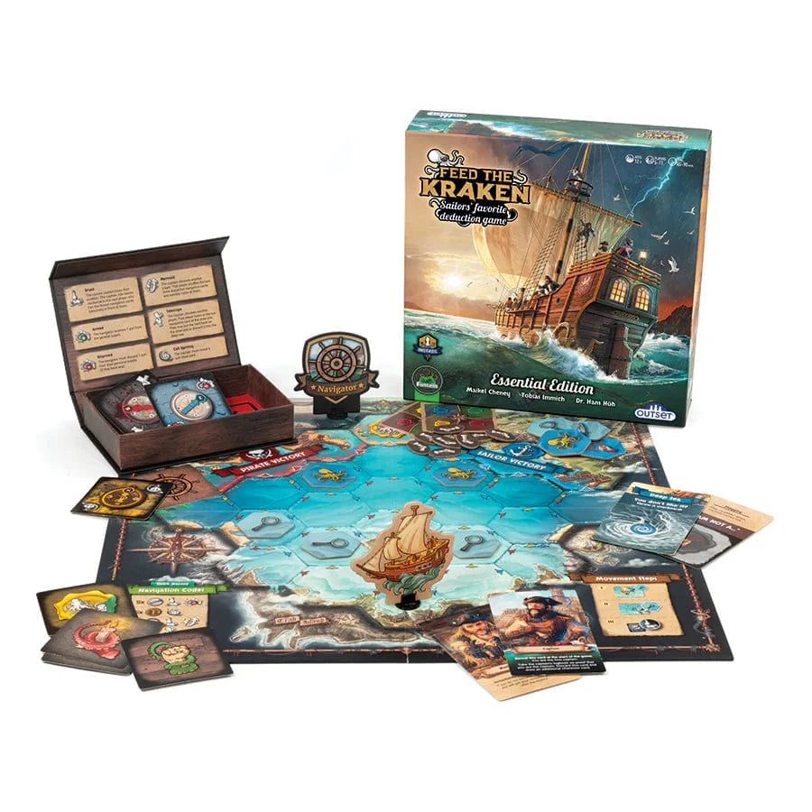 Outset Media Board Games > Small Box Games Feed the Kraken 625012193955 19395