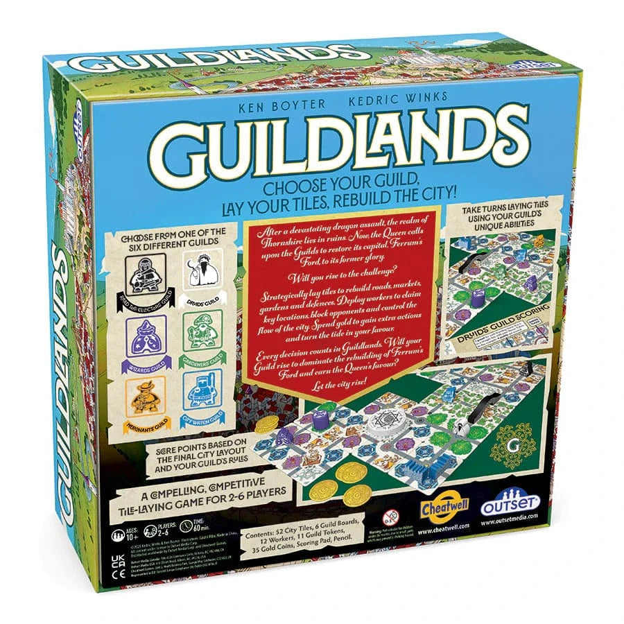 Outset Media Board Games > Small Box Games Guildlands 625012193900 19390