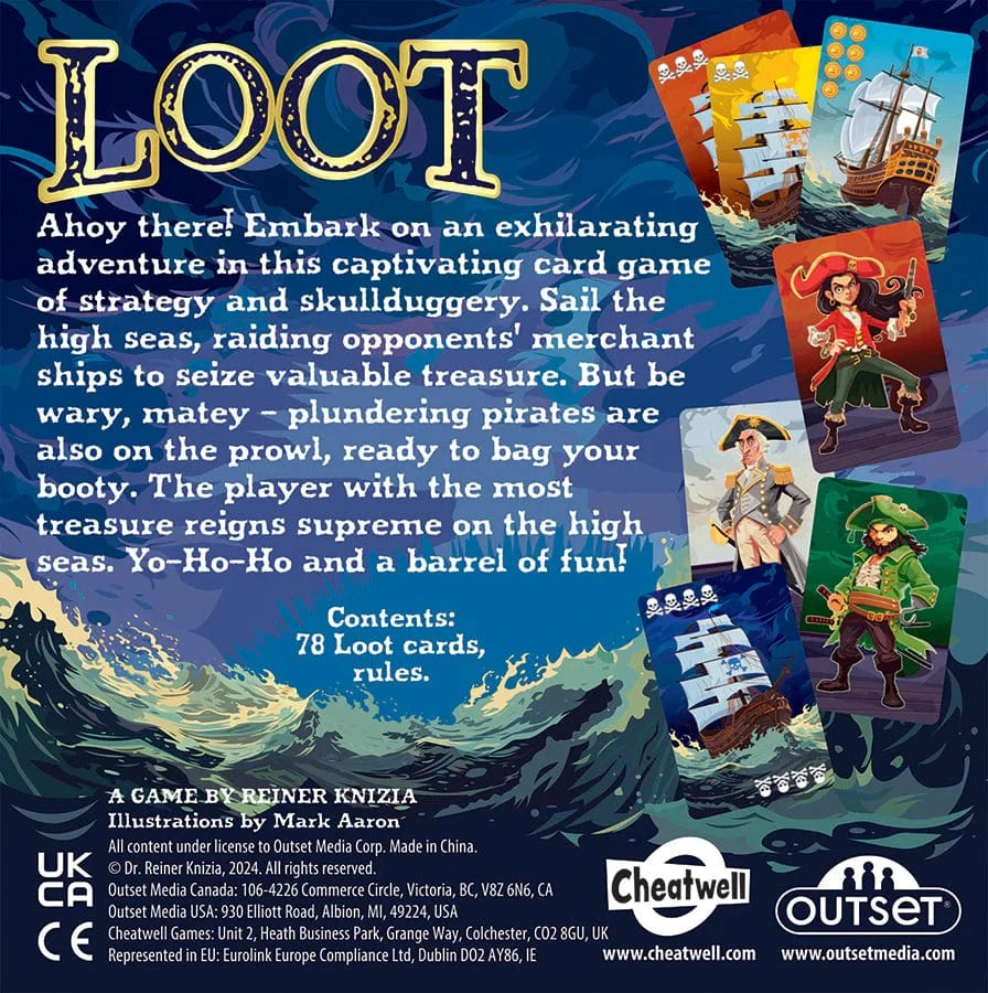 Outset Media Board Games > Small Box Games Loot 625012140010 14001