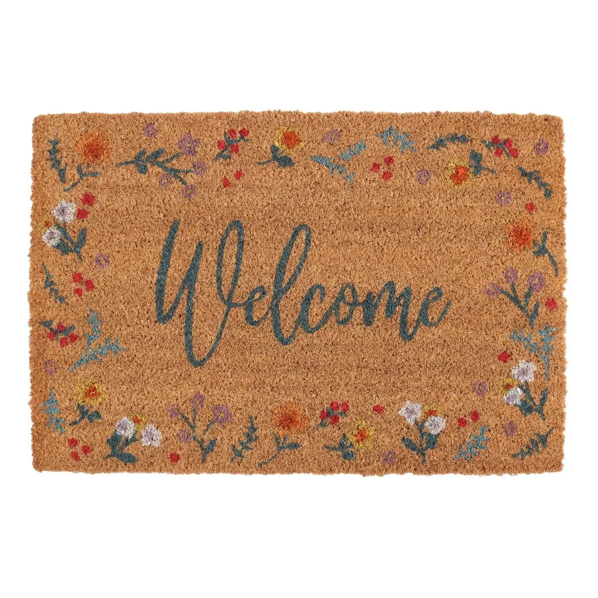 Pacific Giftware Decor > Houseware Pacific Giftware: Welcome Floral Doormat 726549155222 15522