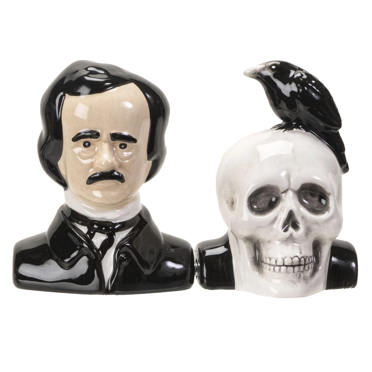 Pacific Giftware Decor > Other Decor Pacific Giftware: Edgar Allen Poe Salt & Pepper Halloween Shaker Set 726549152665 15266