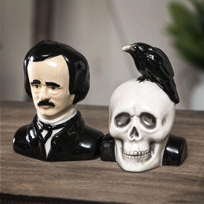 Pacific Giftware Decor > Other Decor Pacific Giftware: Edgar Allen Poe Salt & Pepper Halloween Shaker Set 726549152665 15266
