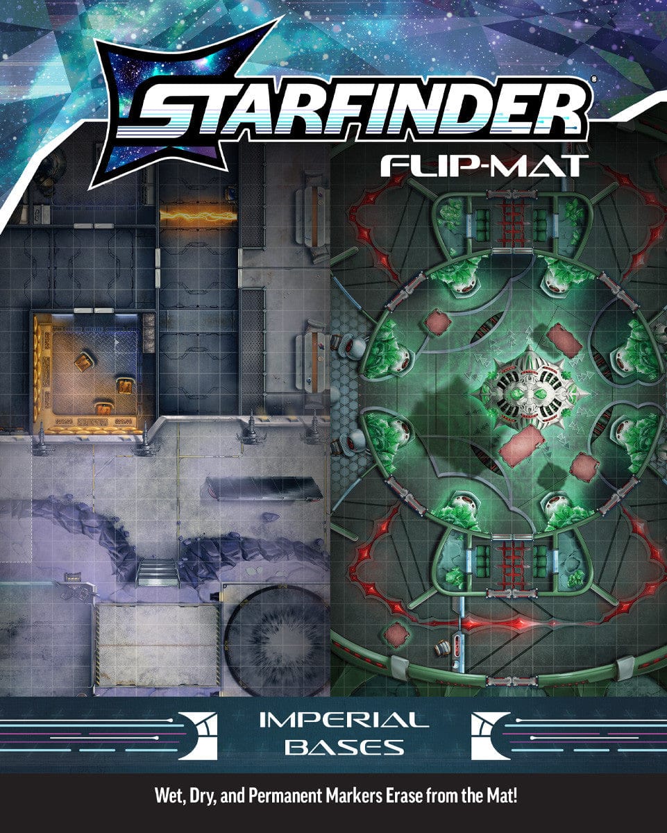 Paizo Inc Board Games > Accessories Starfinder 2E: Flip-Mat: Imperial Bases 9781640787599 PZO21009-FM
