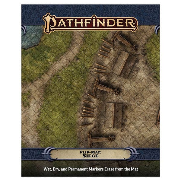 Paizo Inc Tabletop Games > Role-Playing Games > Accessories Pathfinder 2E: Flip-Mat: Siege 9781640786950 PZO11029-FM