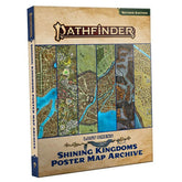 Paizo Inc Tabletop Games > Role-Playing Games > Accessories Pathfinder 2E: Lost Omens Shining Kingdoms Poster Map Archive 9781640786844 PZO13006-MC