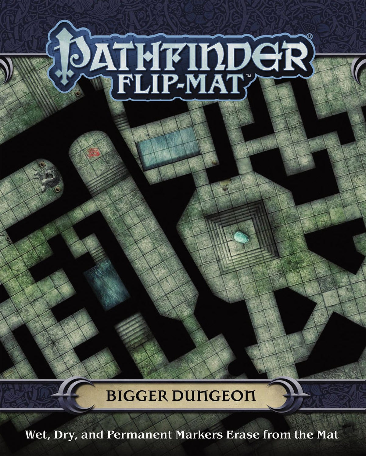 Paizo Inc Tabletop Games > Role-Playing Games > Accessories Pathfinder Flip-Mat: Bigger Dungeon 9781601258458 P9781601258458