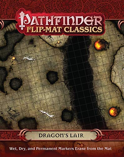 Paizo Inc Tabletop Games > Role-Playing Games > Accessories Pathfinder Flip-Mat Classics: Dragon's Lair 9781640781429 PZO31025