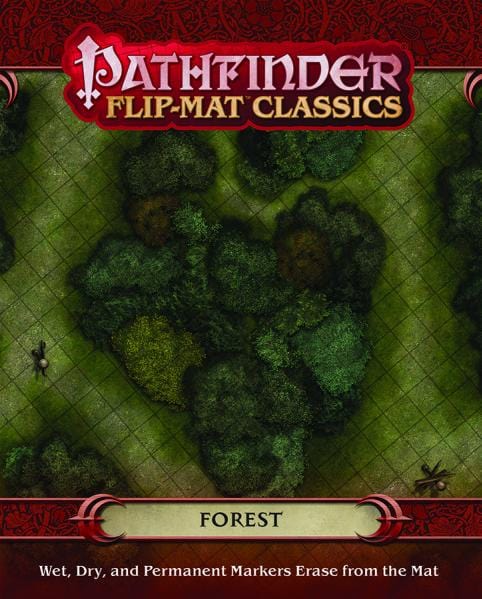 Paizo Inc Tabletop Games > Role-Playing Games > Accessories Pathfinder Flip-Mat Classics: Forest 9781601257758 PZO31005