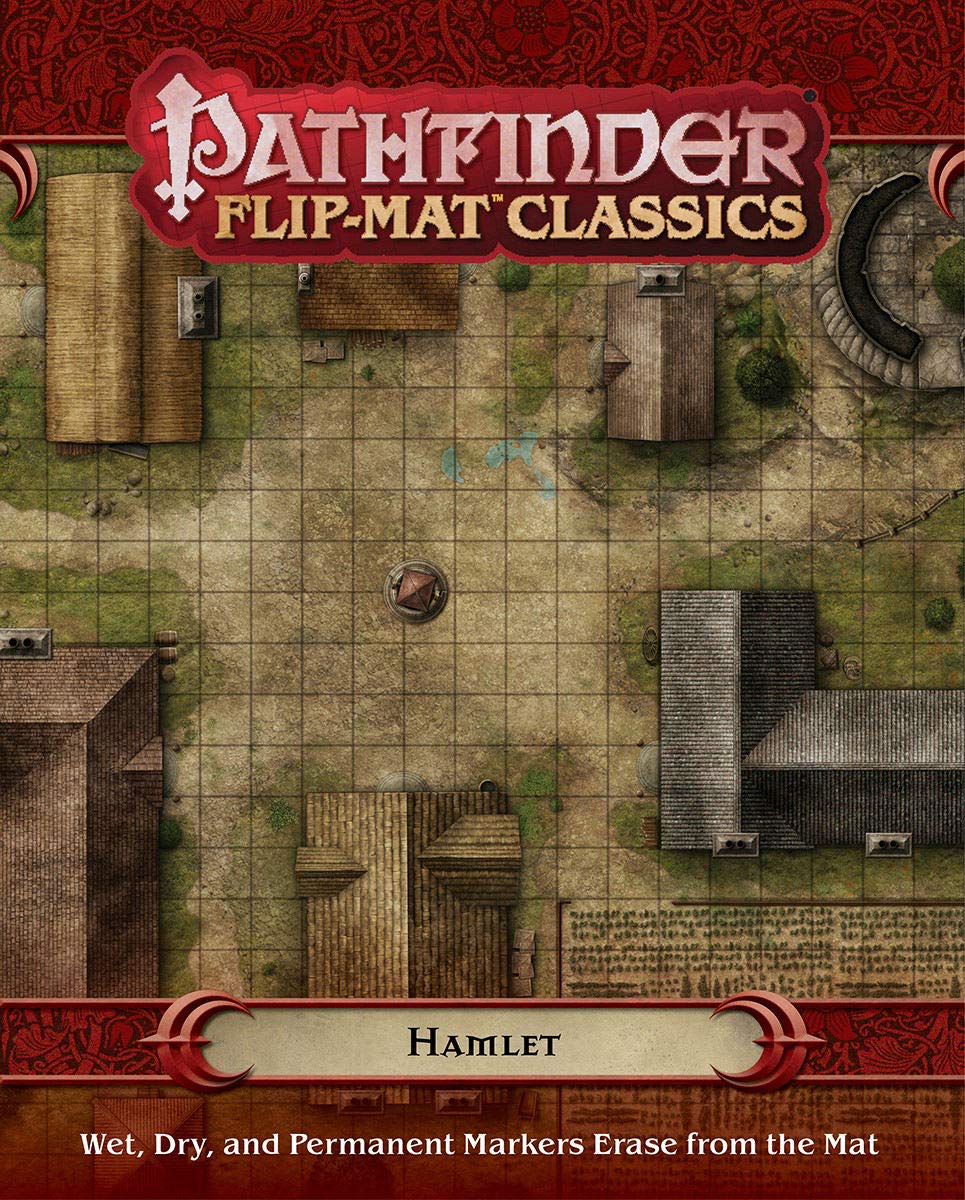 Paizo Inc Tabletop Games > Role-Playing Games > Accessories Pathfinder Flip-Mat Classics: Hamlet 9781640781528 PZO31026