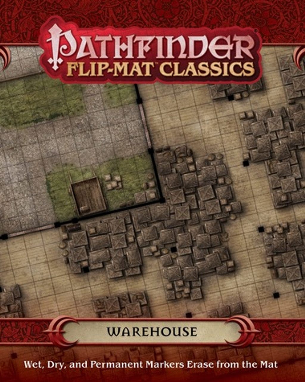 Paizo Inc Tabletop Games > Role-Playing Games > Accessories Pathfinder Flip-Mat Classics: Warehouse 9781640780941 PZO31021