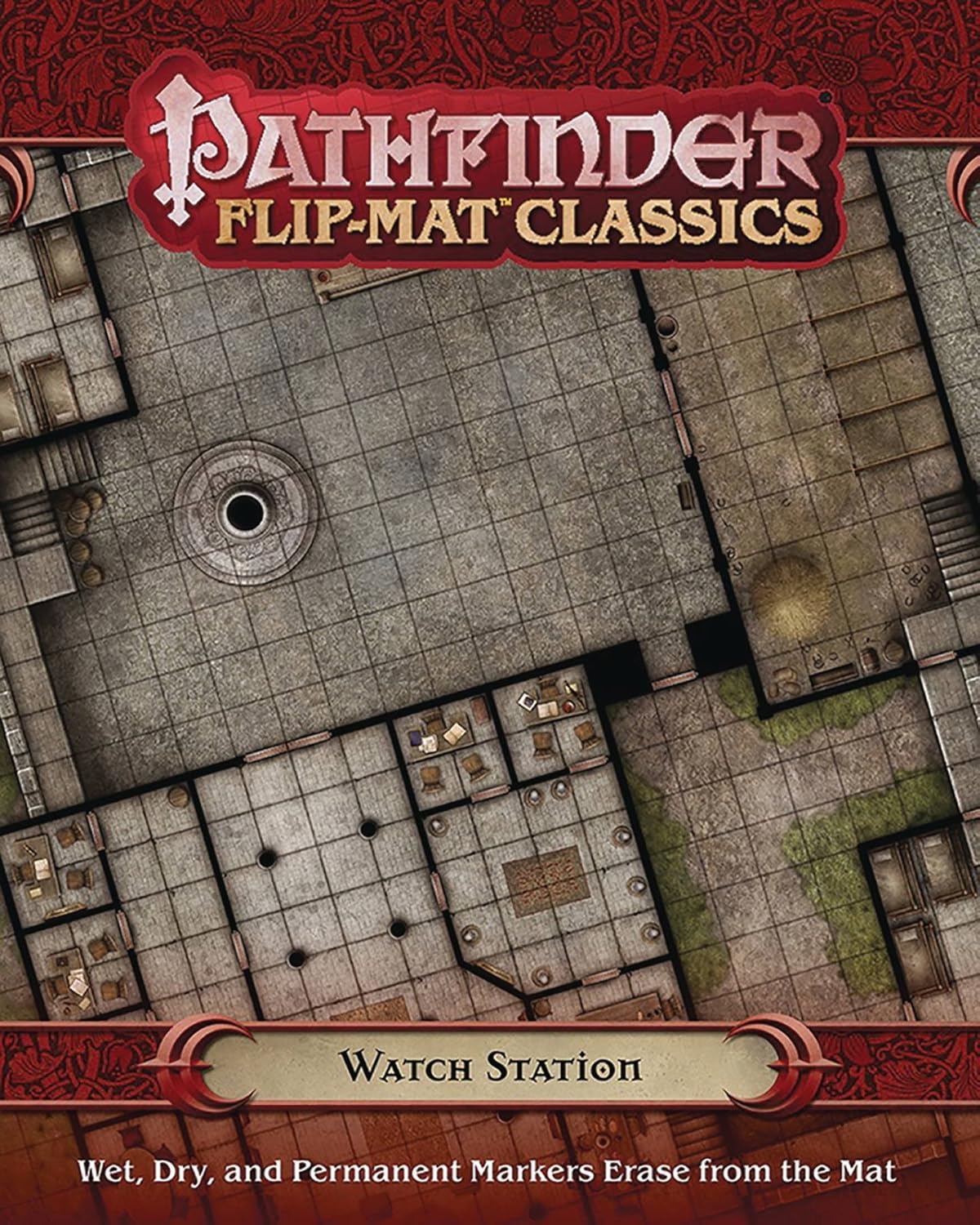 Paizo Inc Tabletop Games > Role-Playing Games > Accessories Pathfinder Flip-Mat Classics: Watch Station 9781640780606 PZO31017