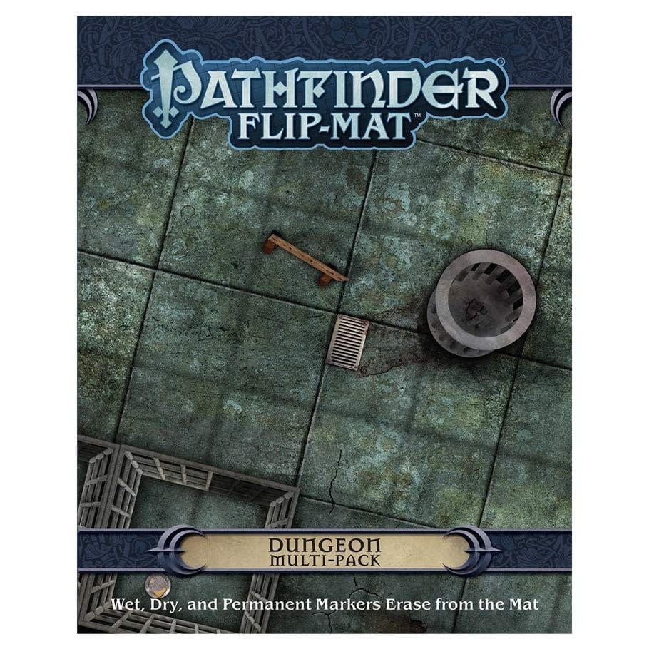 Paizo Inc Tabletop Games > Role-Playing Games > Accessories Pathfinder Flip-Mat: Dungeon Multi-pack 9781640780125 P9781640780125