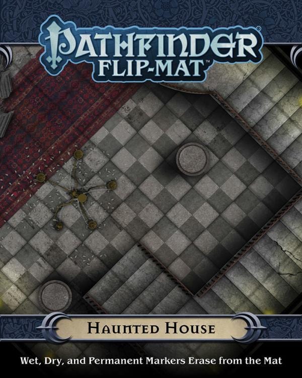 Paizo Inc Tabletop Games > Role-Playing Games > Accessories Pathfinder Flip-Mat: Haunted House 9781601259745 PZO30085