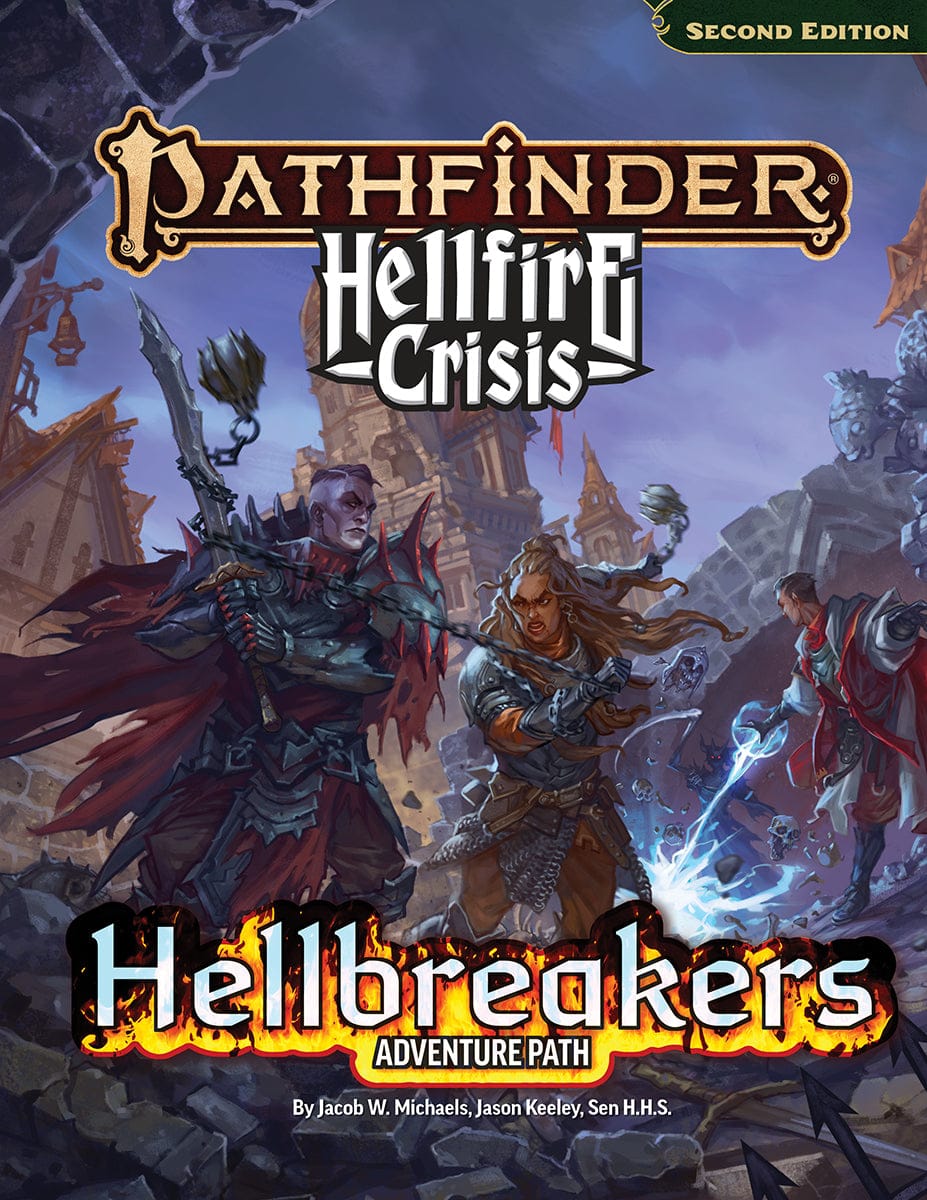 Paizo Inc Tabletop Games > Role-Playing Games > Expansions Pathfinder 2E: Adventure Path - Hellbreakers 9781640787698 PZO15222-HC