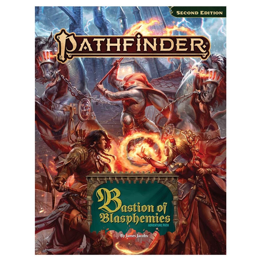 Paizo Inc Tabletop Games > Role-Playing Games > Expansions Pathfinder 2E: Bastion of Blasphemies Adventure Path 9781640788107 PZO15224-HC