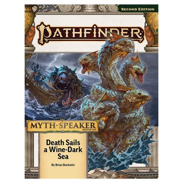 Paizo Inc Tabletop Games > Role-Playing Games Pathfinder 2E: Adventure Path: Death Sails a Wine-Dark Sea Myth-Speaker 2/3 9781640786943 PZO15217-SC