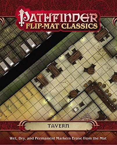 Paizo Inc Tabletop Games > Role-Playing Games Pathfinder Flip-Mat Classics: Waterfront Tavern 9781601258854 PZO31012
