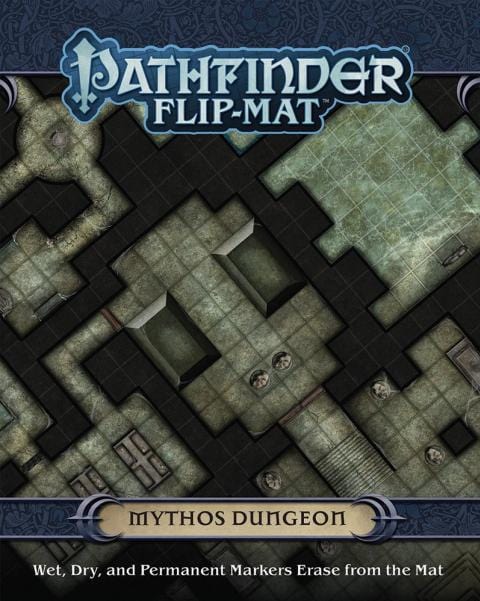 Paizo Inc Tabletop Games > Role-Playing Games Pathfinder Flip-Mat: Mythos Dungeon 9781601258953 PZO30076