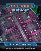 Paizo Publishing Game Supplies > Playmats Starfinder RPG: Flip Mat - Living Starships 9781640785472 PZO 7340