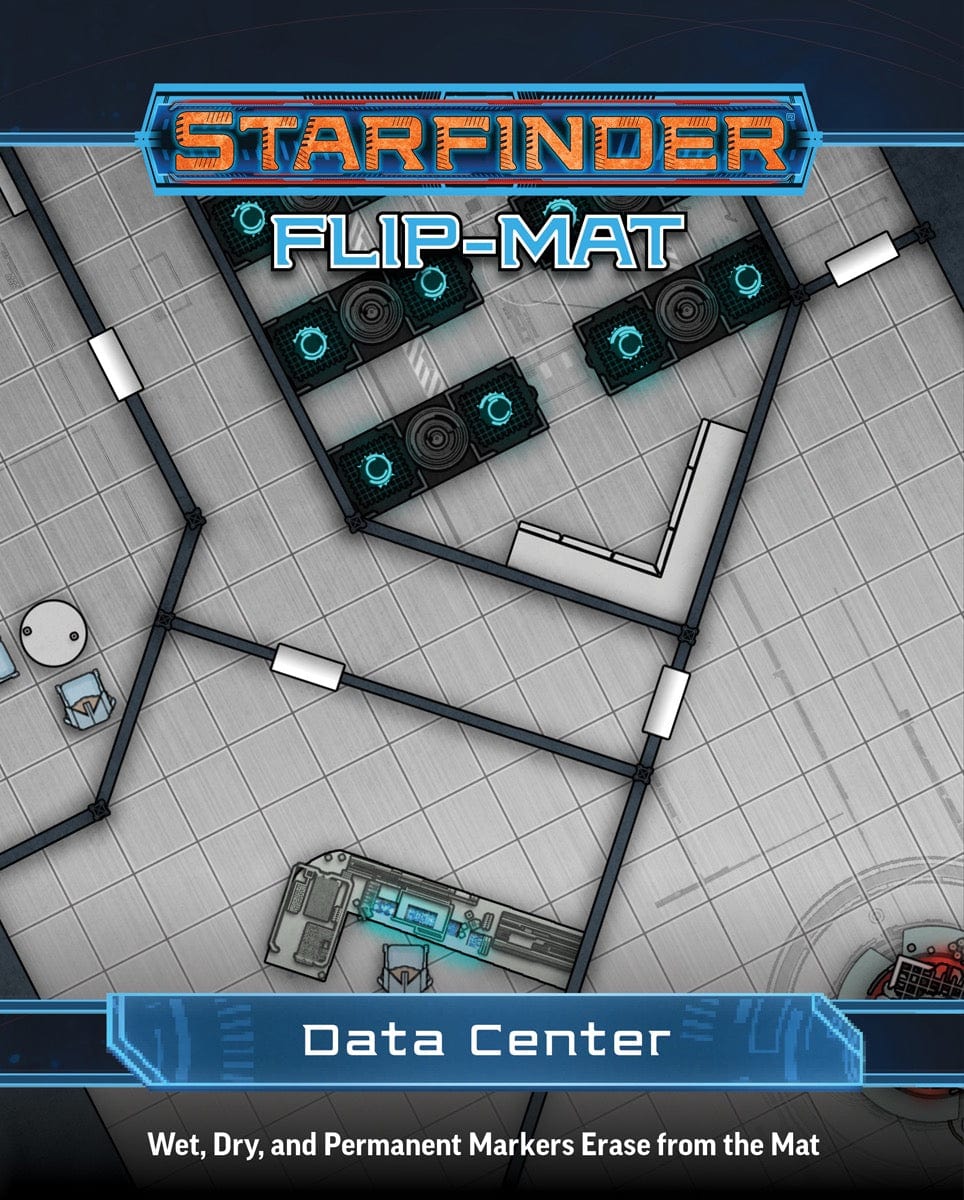 Paizo Publishing Tabletop Games > Role-Playing Games > Accessories Starfinder RPG: Flip-Mat - Data Center 9781640785618 PZO 7341