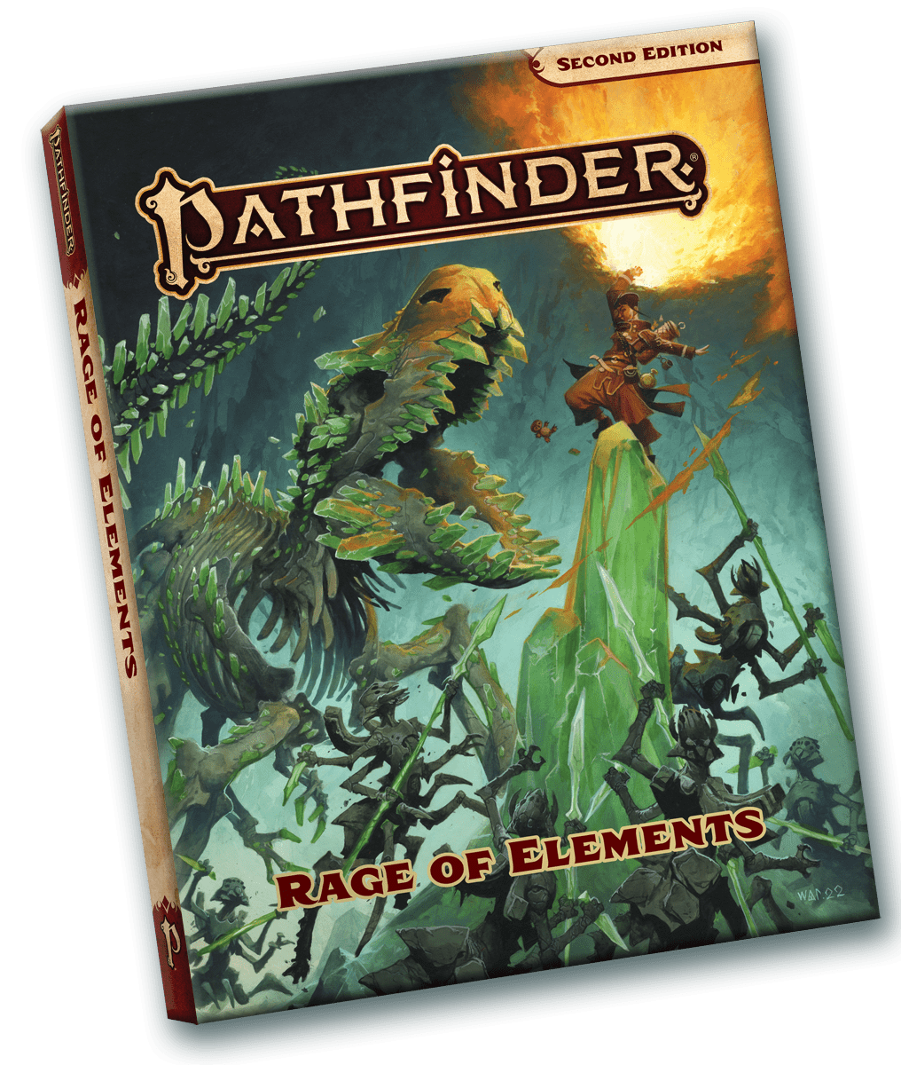 Paizo Publishing Tabletop Games > Role-Playing Games Pathfinder 2E: Rage of Elements, Hardcover 9781640785274 PZO 2113