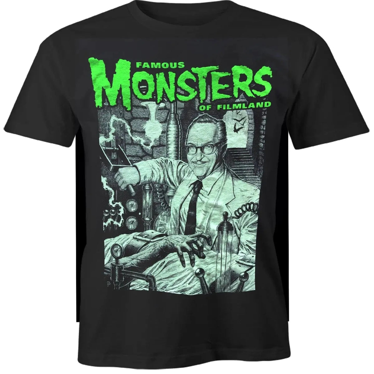 Pallbearer Press Apparel > T-shirts T-SHIRT: Famous Monsters It's Alive! "Uncle Forry"