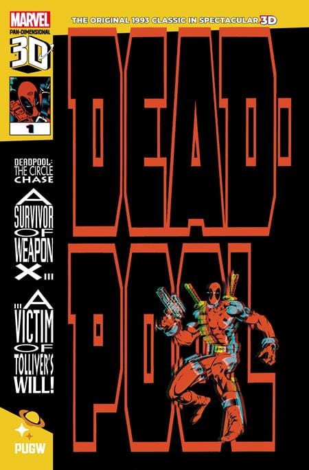 Pan-Universal Galactic Comic Books DEADPOOL CIRCLE CHASE (1993) #1 PAN-DIMENSIONAL 3D EDITION 08500615120000111 0825PG1050