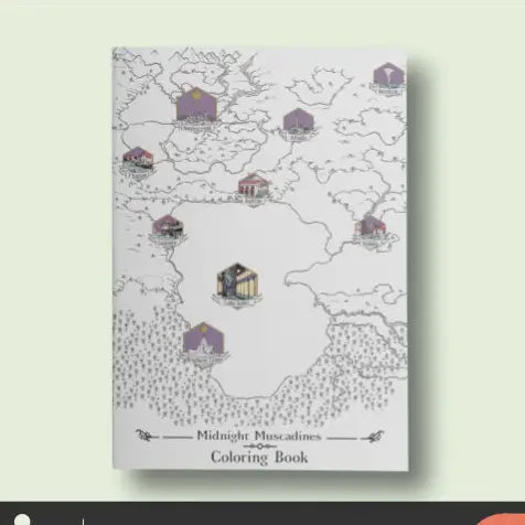 Pandion Games Tabletop Games > Role-Playing Games > Accessories Midnight Muscadines Coloring Book 11466492 MMCOLOR