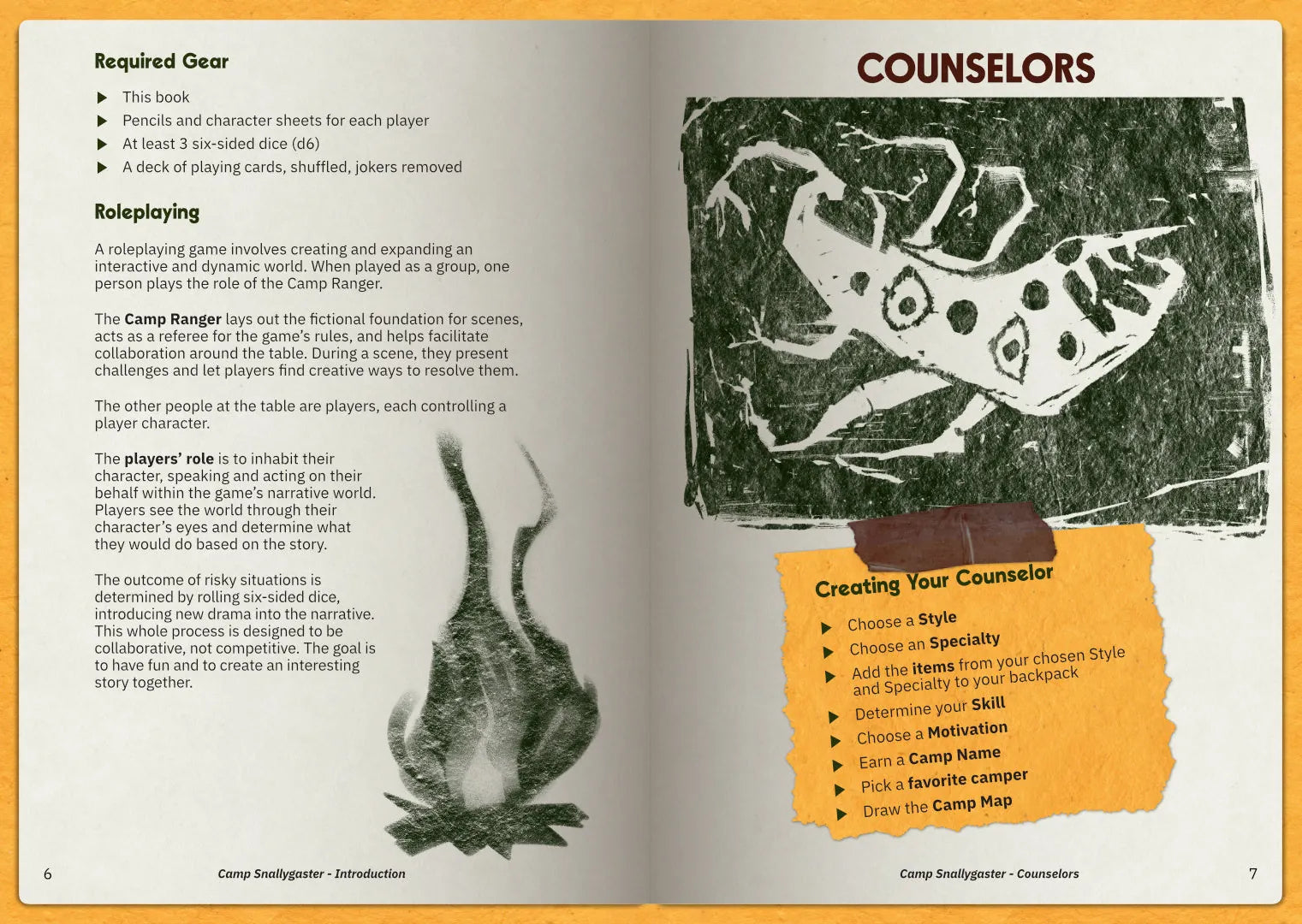 Pandion Games Tabletop Games > Role-Playing Games Camp Snallygaster 9781963083064 PG-005