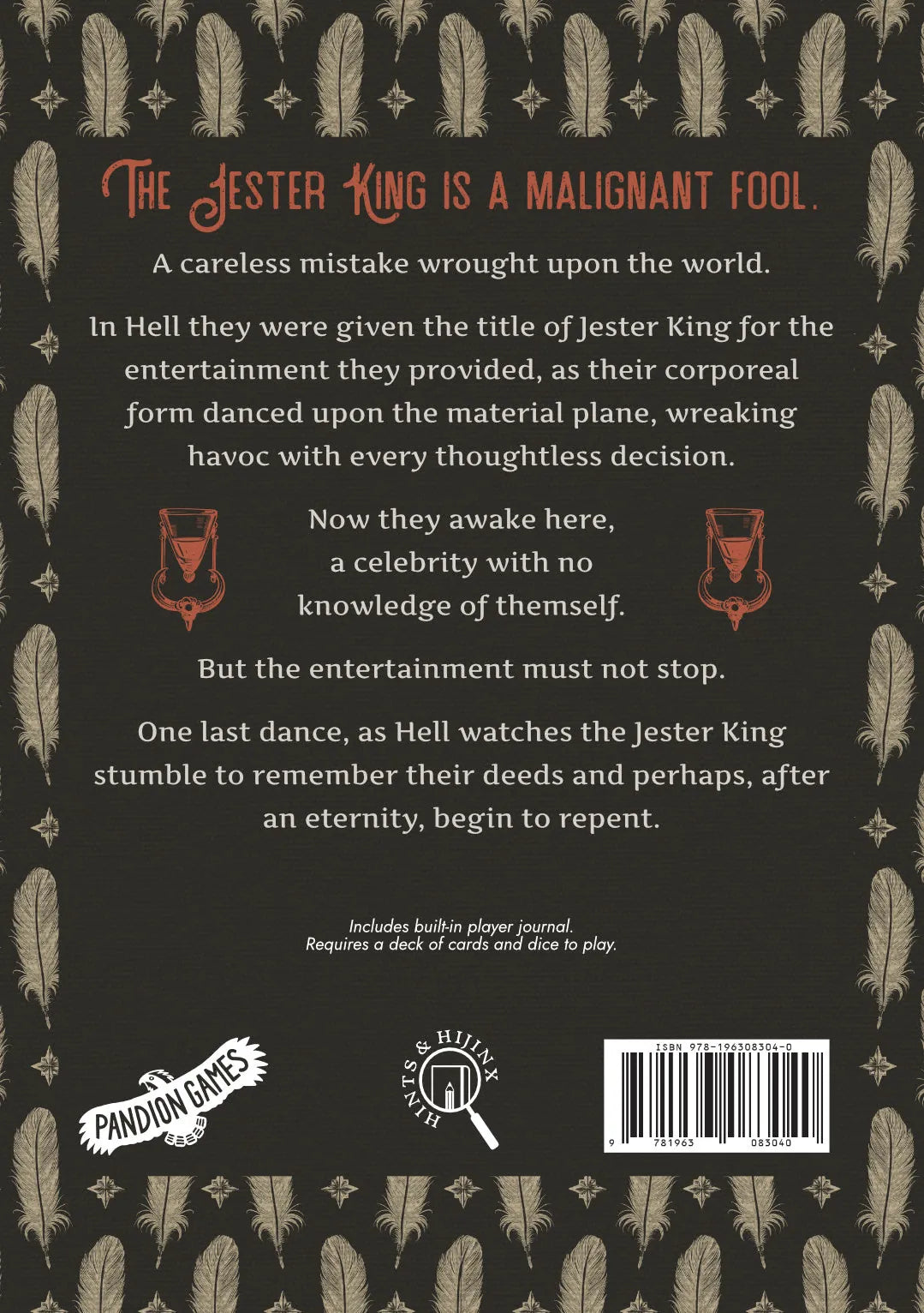Pandion Games Tabletop Games > Role-Playing Games Jester King's Dance 2E 9781963083040 PG-008