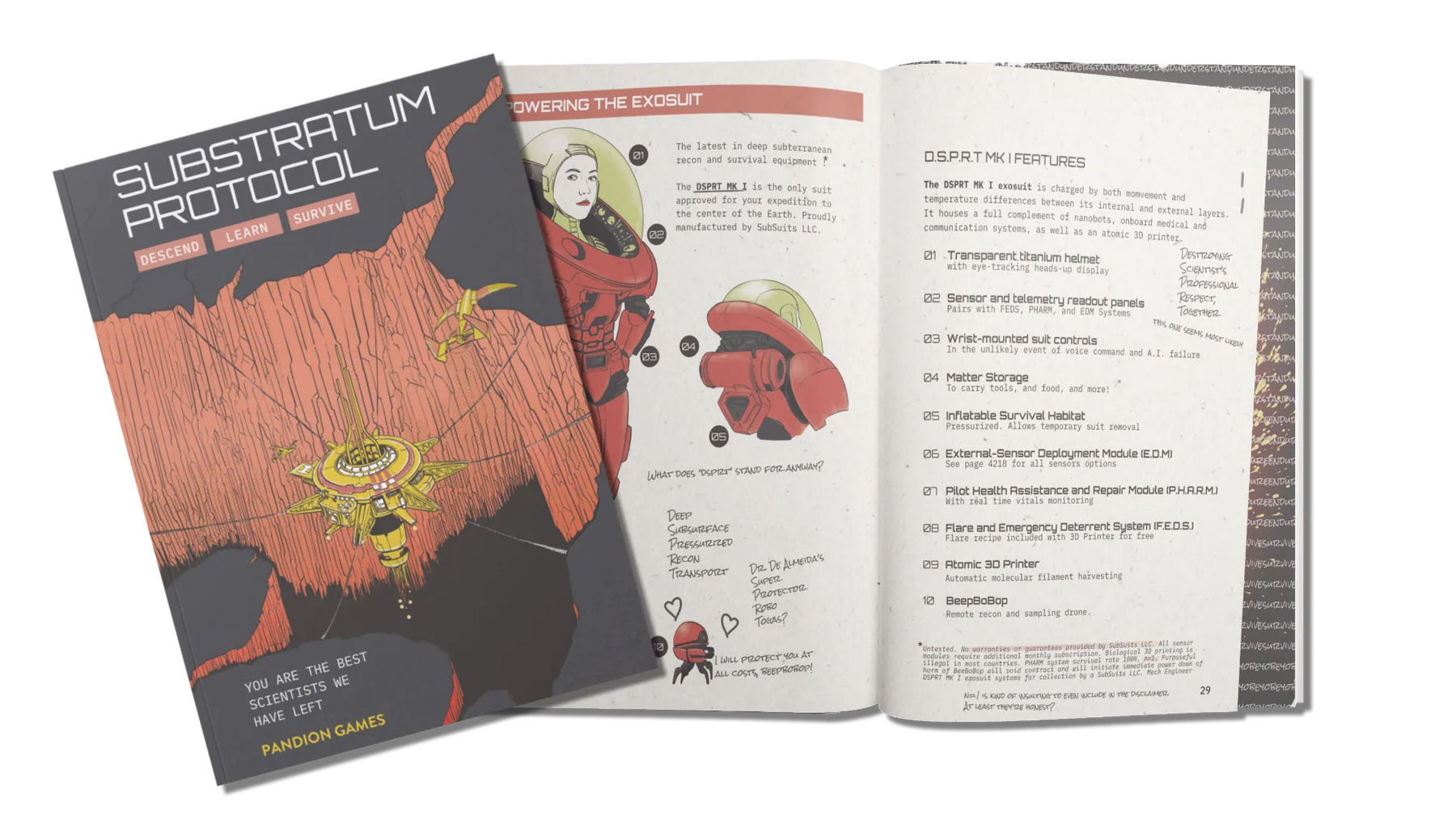 Pandion Games Tabletop Games > Role-Playing Games Substratum Protocol 9781963083071 PG-017