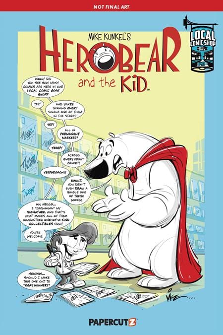 Papercutz Comic Books HEROBEAR AND THE KID LCSD SPECIAL 60196140496000111 0725PZ725