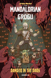 PAPERCUTZ Comic Books STAR WARS THE MANDALORIAN AND GROGU DANGER IN THE DARK (ONE-SHOT) CVR A BRENT SCHOONOVER 60396240457401011 0426PZ8384