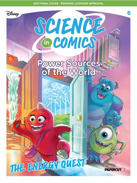 Papercutz Graphic Novel DISNEY SCIENCE IN COMICS TP POWER SOURCES OF THE WORLD (Release Date: 10/21/2026) 9781545834152 0826PZ1144