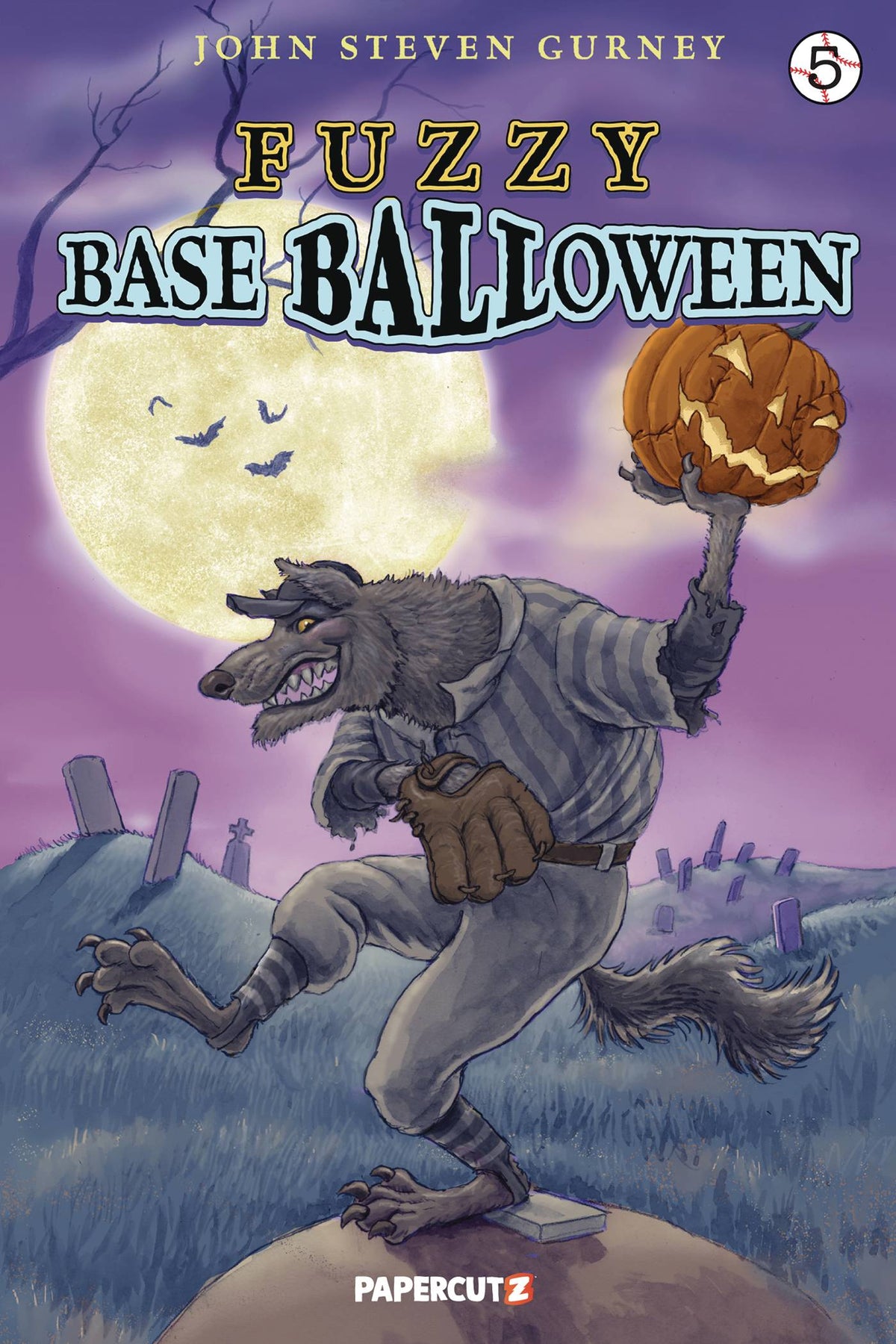 PAPERCUTZ Graphic Novel Fuzzy Baseball GN Vol 05 Baseballoween 9781545810064 MAY231933